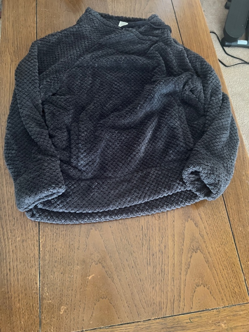 Plush Pullover - Deep Charcoal Gray